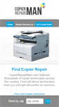 Mobile Screenshot of copierrepairman.com